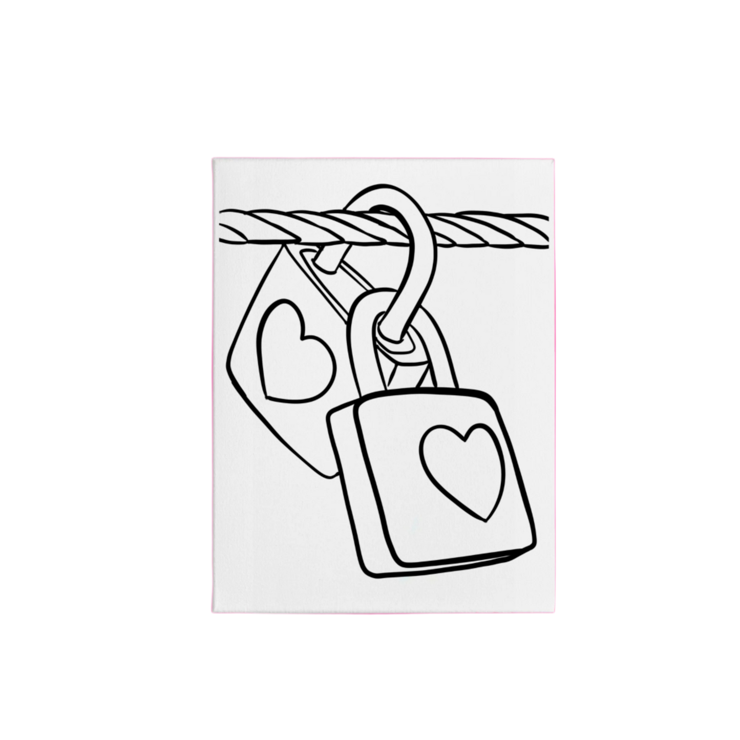 Pre-Sketched Canvas: Locked In