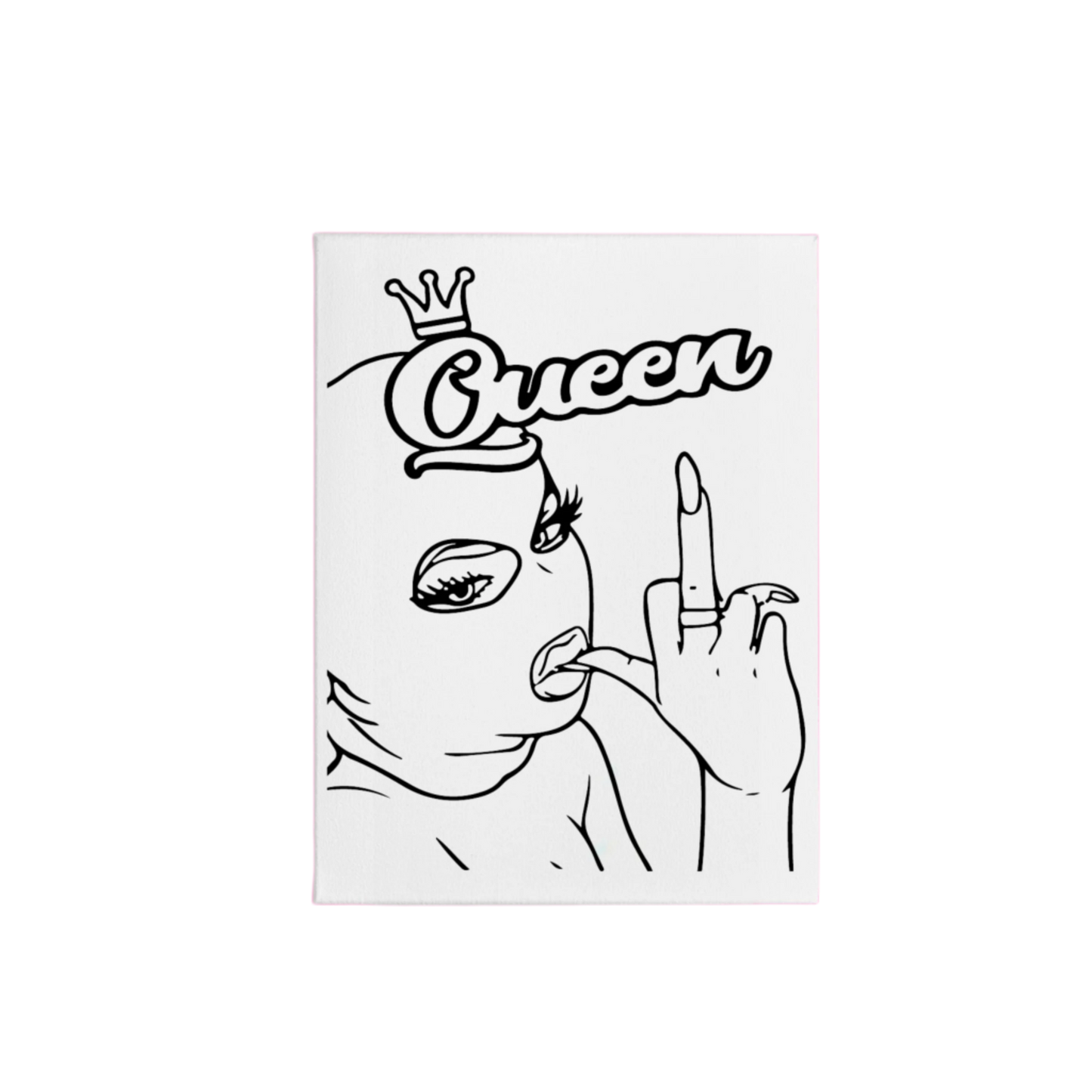 Pre-Sketched Canvas: Queen Shiesty