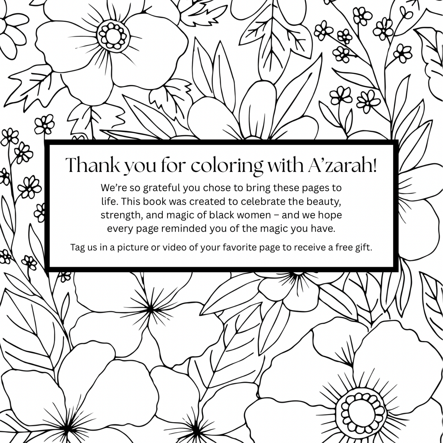 A Moment for Me Adult Coloring Book