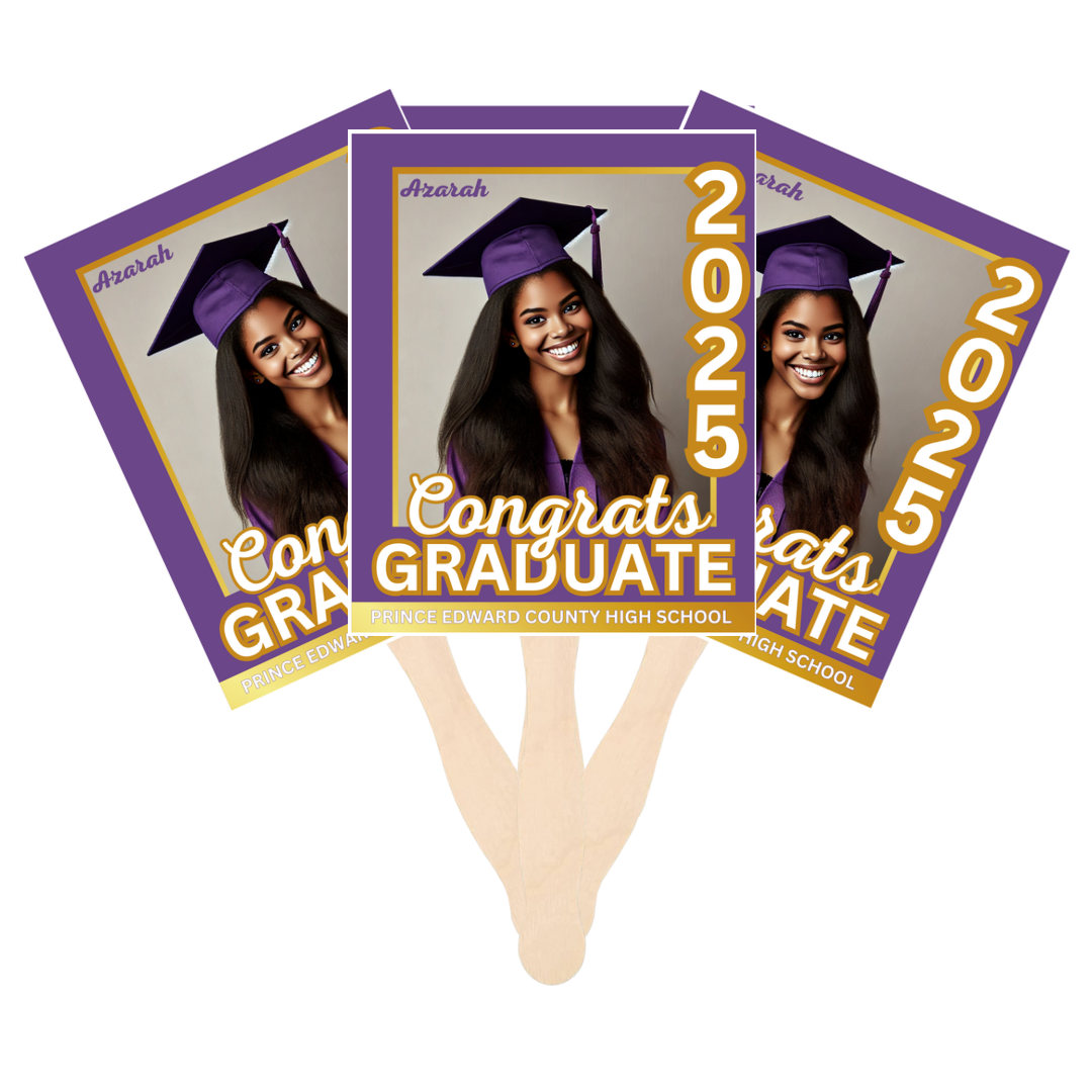 Custom Graduation Fans (5)