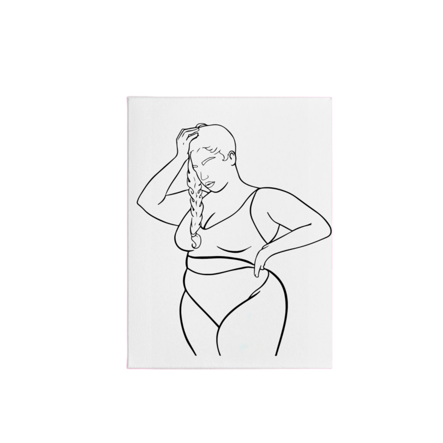 Pre-Sketched Canvas: Unapologetically YOU