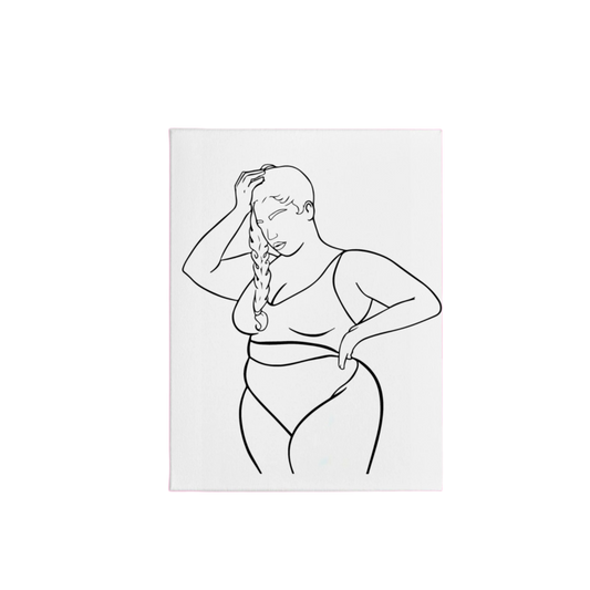 Pre-Sketched Canvas: Unapologetically YOU