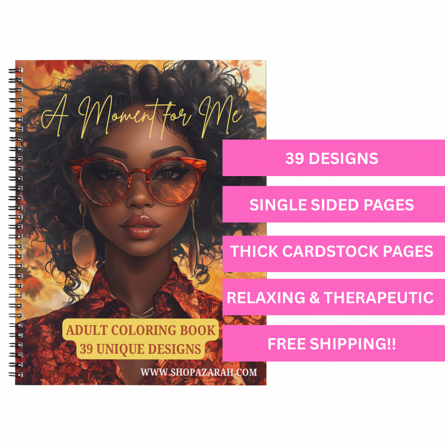 A Moment for Me Adult Coloring Book