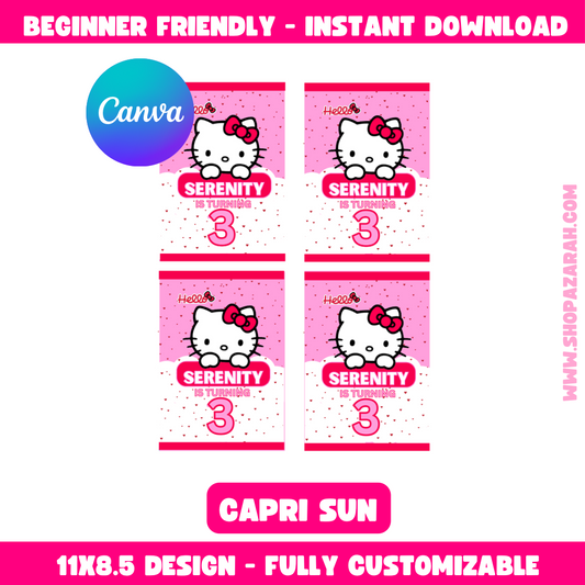 Hello Kitty Capri Sun