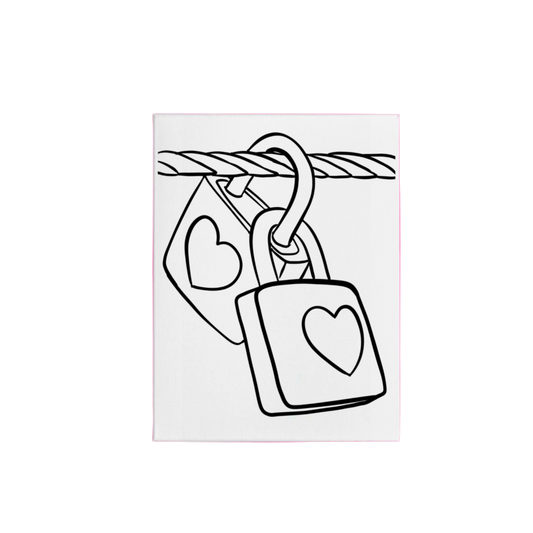 Pre-Sketched Canvas: Locked In