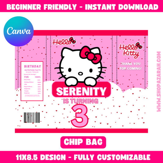 Hello Kitty Chip Bag